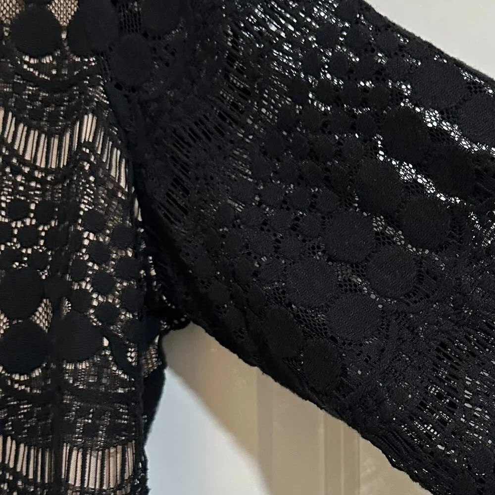 Jessica Howard Black Lace Cocktail Dress - Size 16 - NWOT - Picture 5 of 14